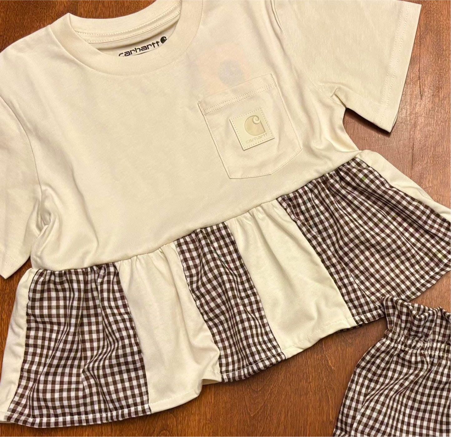 Youth Short Sleeve Patchwork