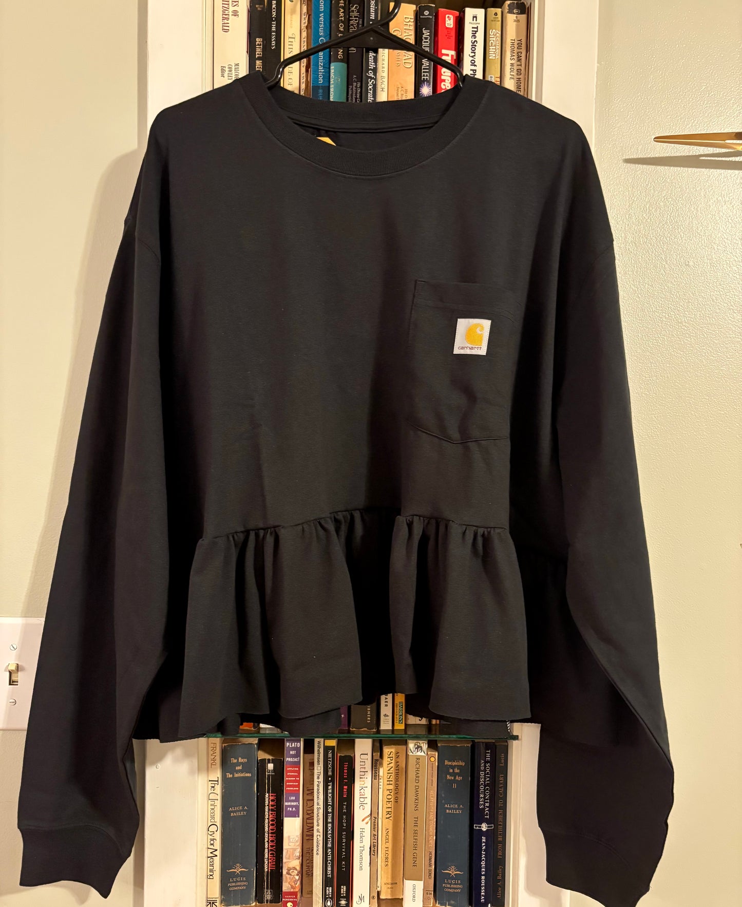 Long Sleeve Single Ruffle