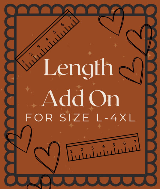 Add On - T-Shirt Length