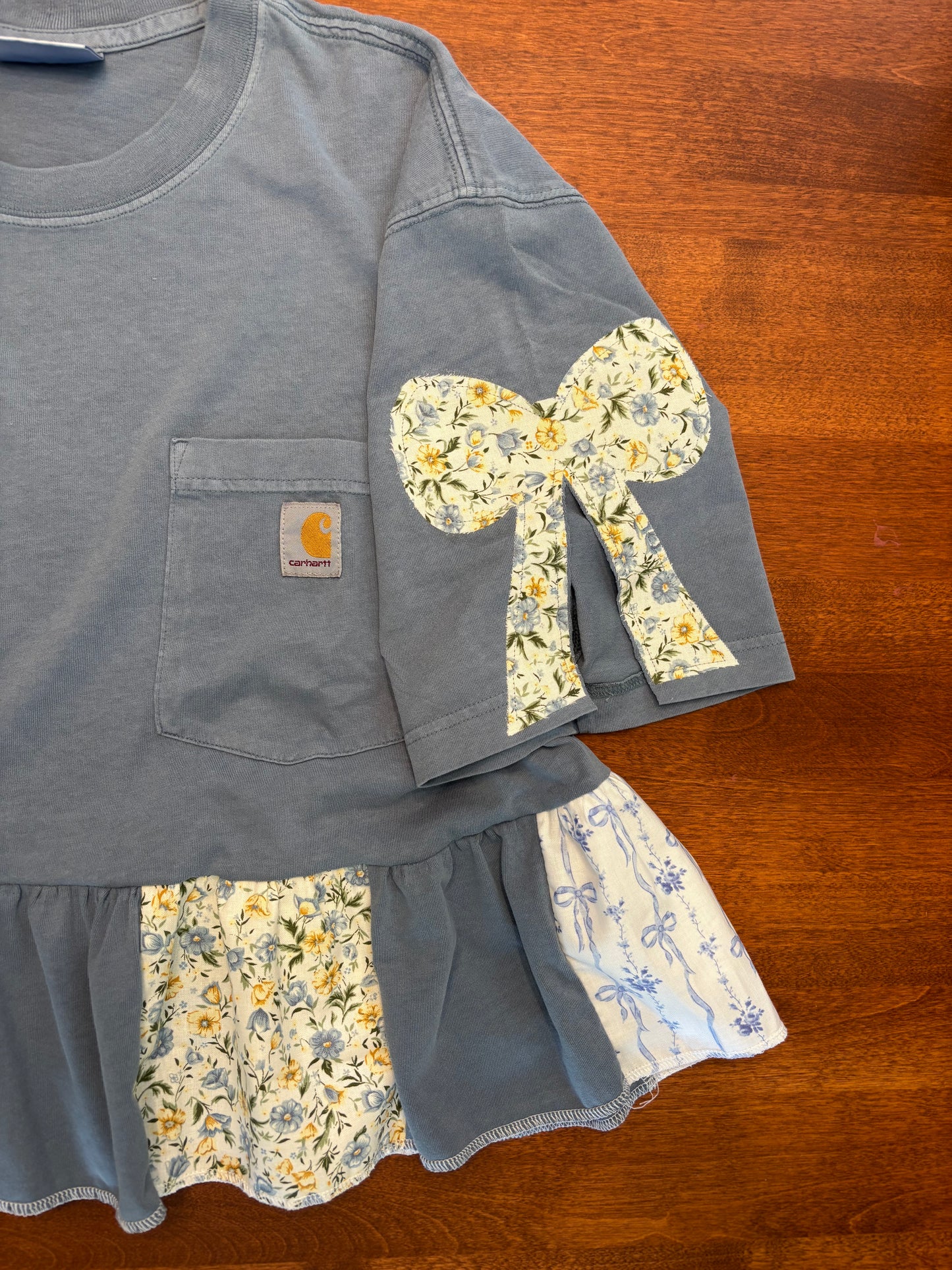 Single Ruffle Floral Patchwork
