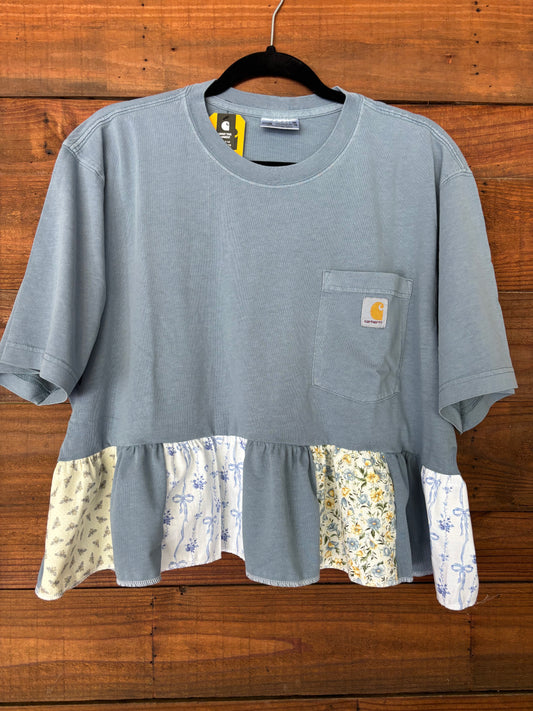 Single Ruffle Floral Patchwork