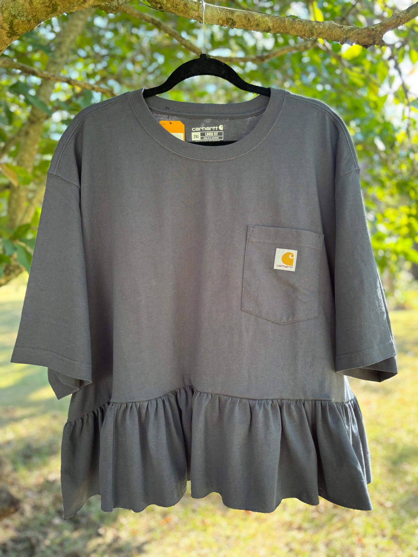 Single Rufffle Solid Single Ruffle Plus Size – X's and O's Handmade