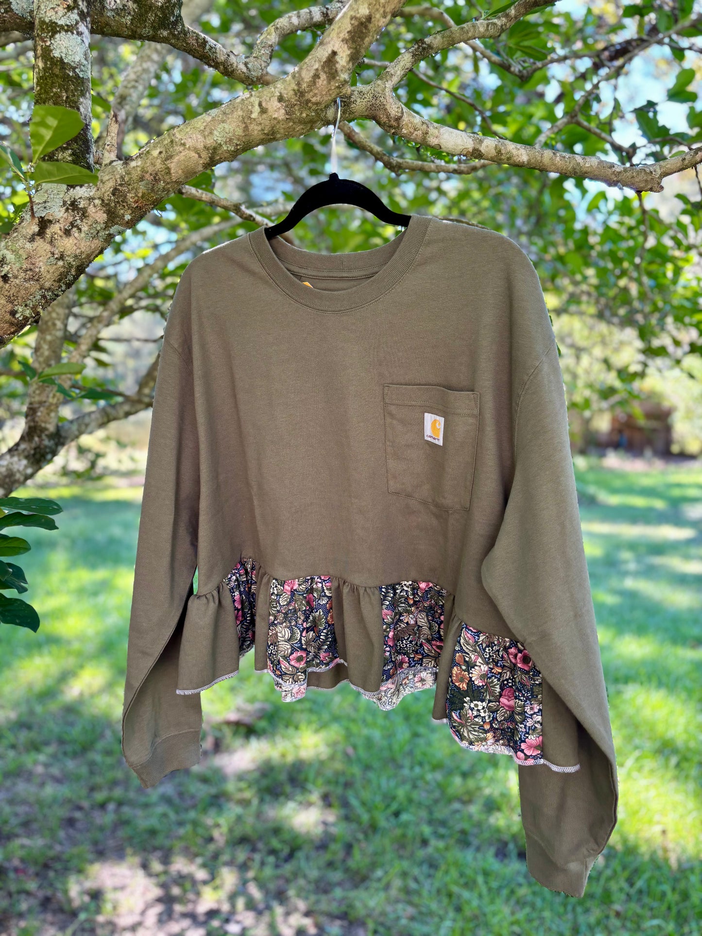 RTS Long Sleeve Single Ruffle Large