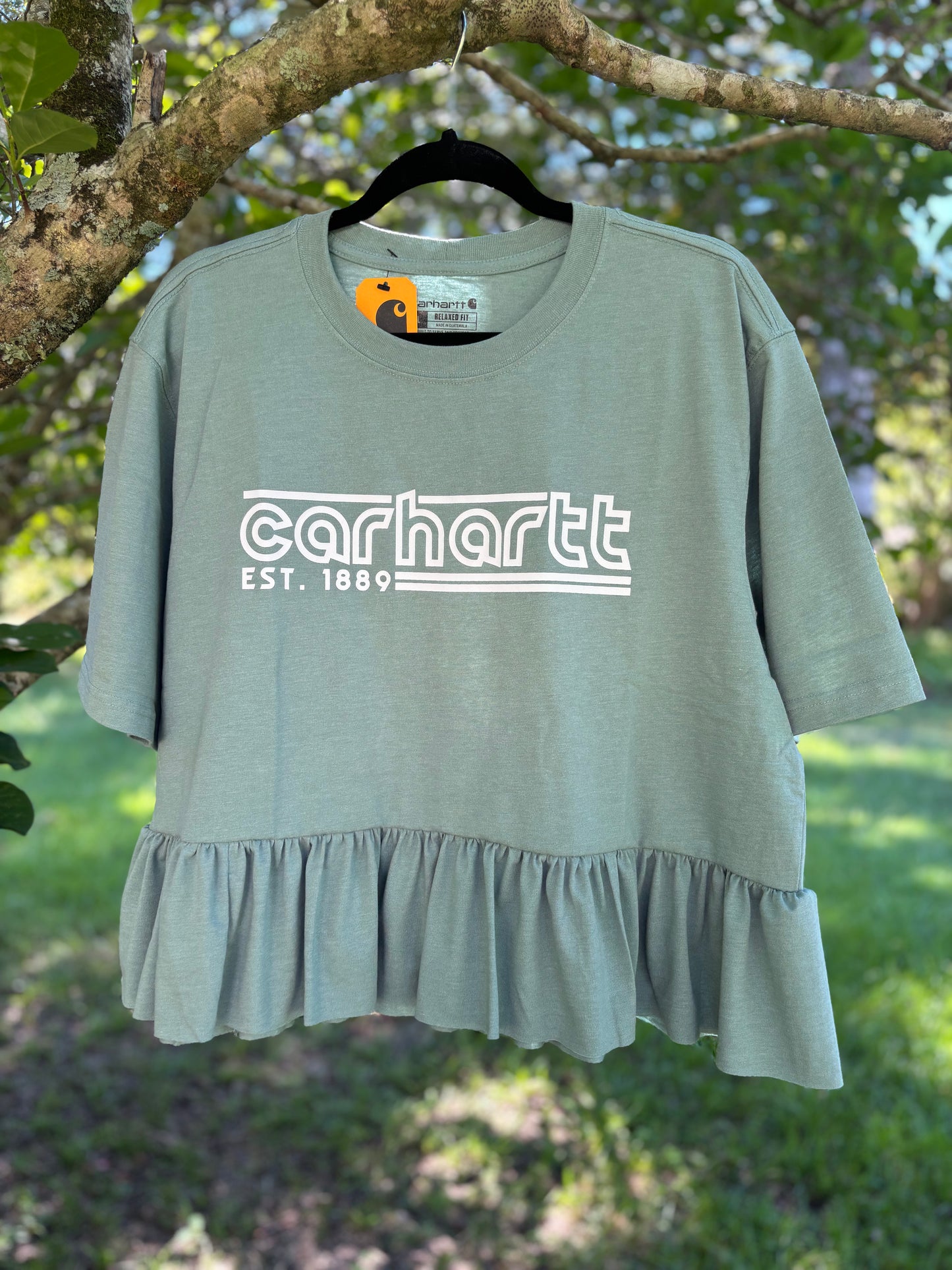 RTS Single Ruffle Logo Tee Large