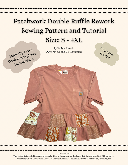 Patchwork Double Ruffle Pattern and Tutorial