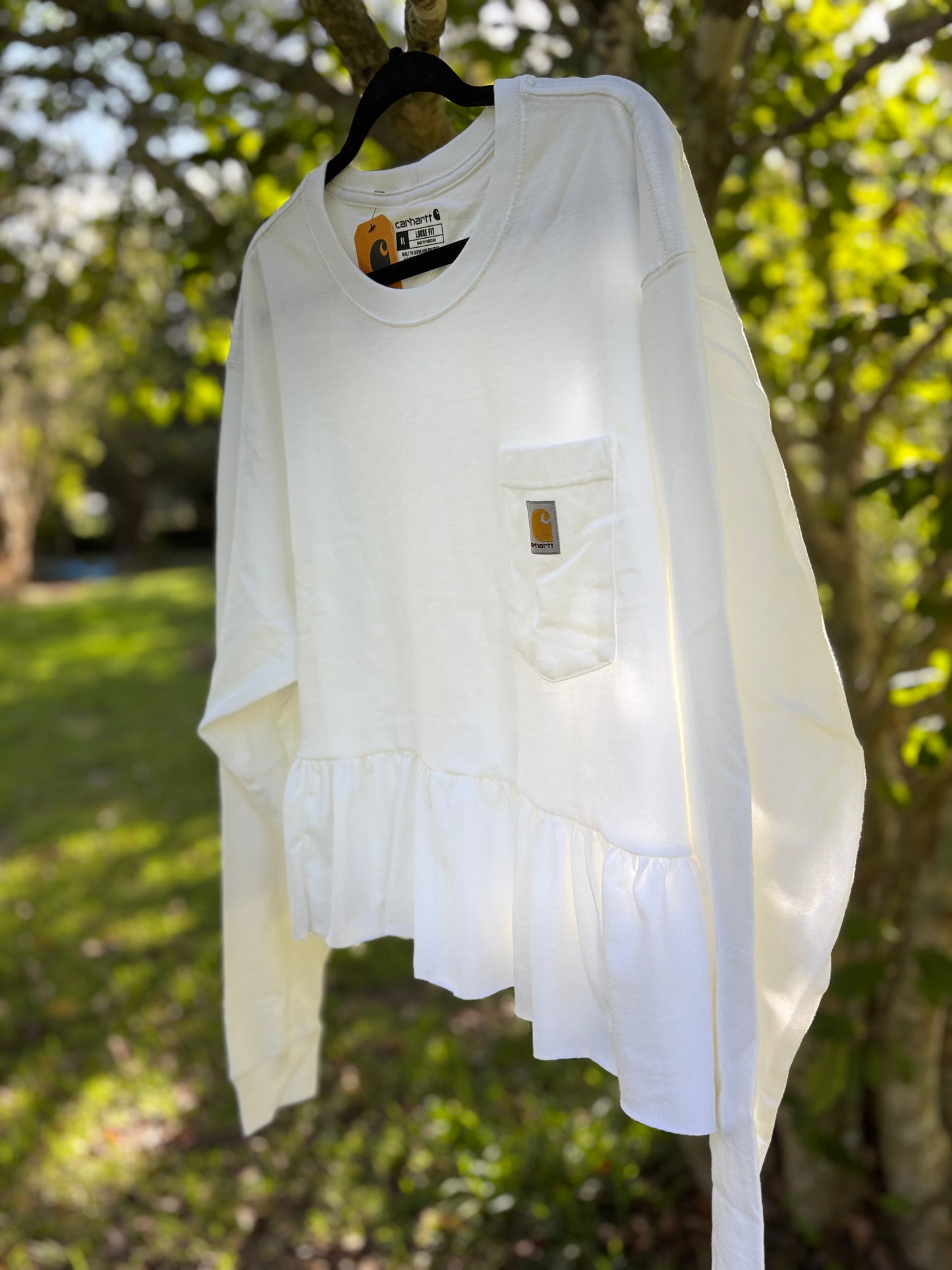 Long Sleeve Single Ruffle