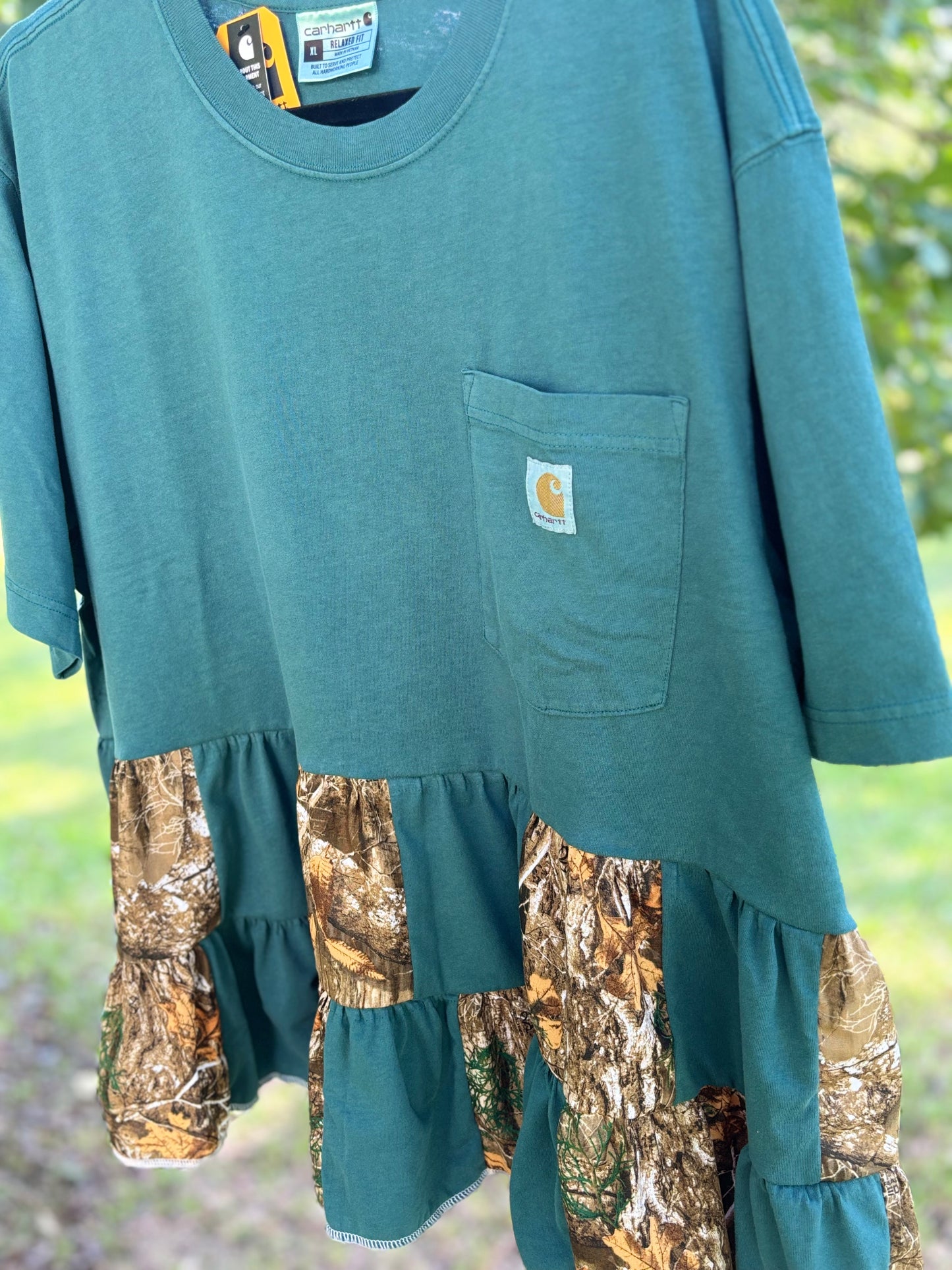 Camo Patchwork Plus Size